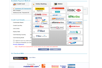 accepted payment gateway channels