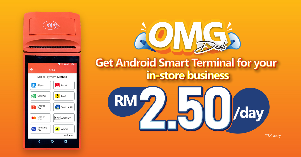 OMG Deals Retail Payment Solution Promotion iPay88