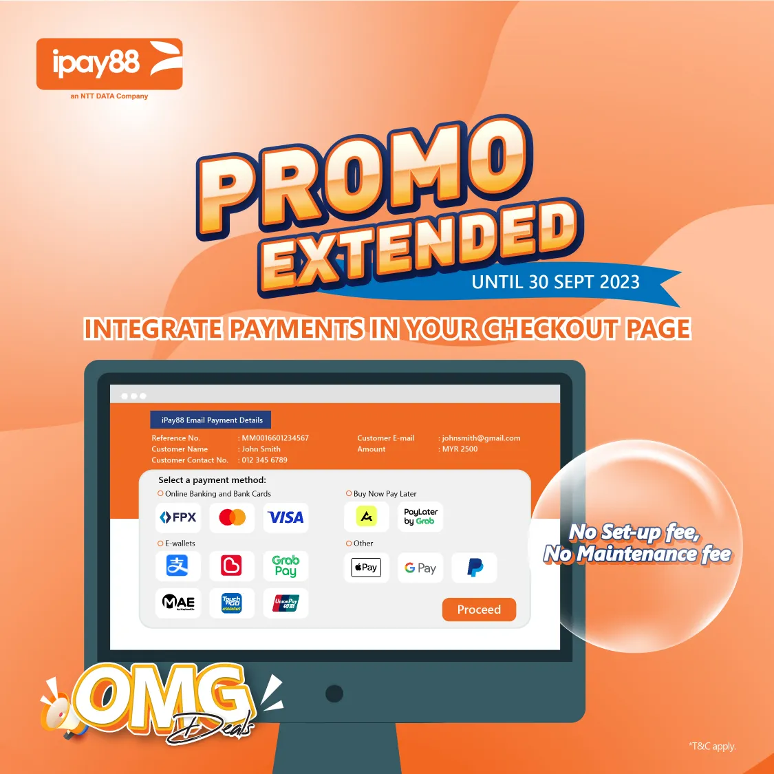 OMG Deals E-commerce Payment Solution Promo - Extended - iPay88