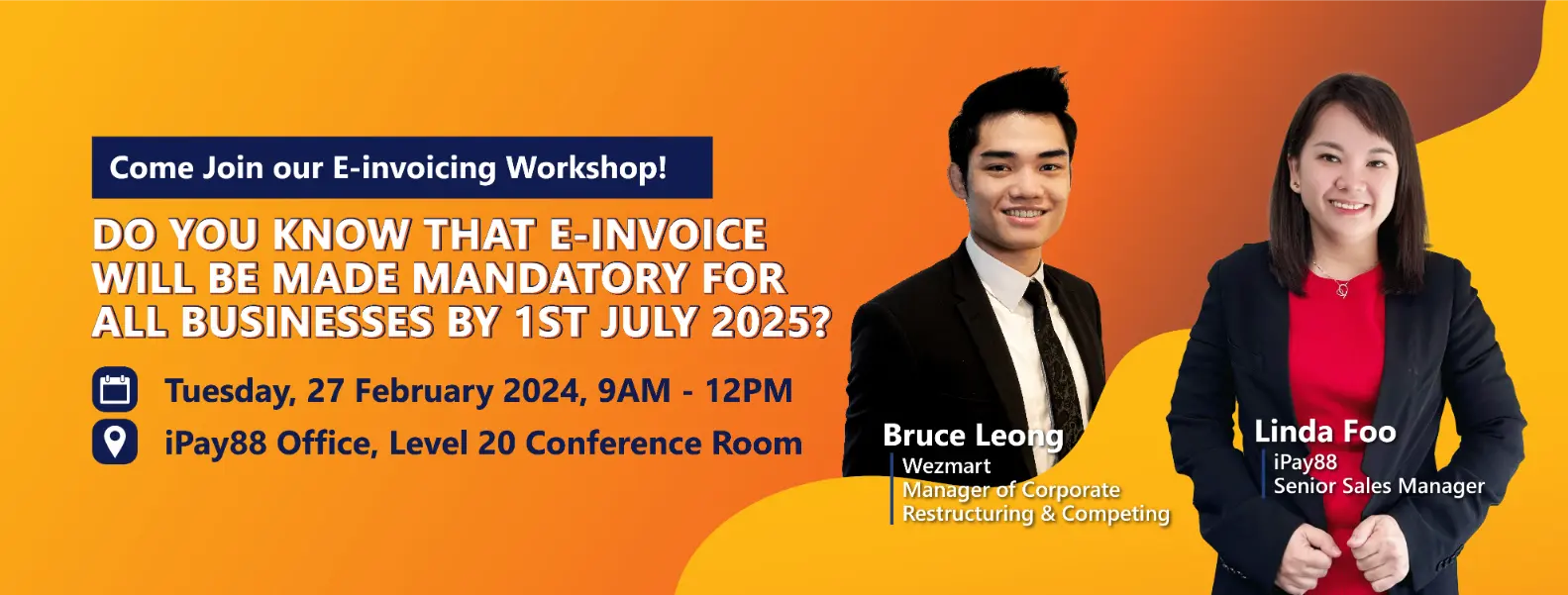 e-Invoicing Workshop 2024 Series 2 - Registration - e-Invoicing Seminar Malaysia - iPay88